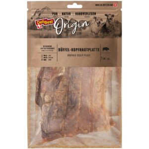 DeliBest Kausnack Origin Büffel-Kopfhautplatte 1 Stk.