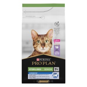 Purina Pro Plan Trockenfutter Steril. Longevis Adult 7+ Truthahn 3 kg