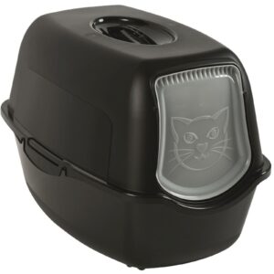 Rotho Katzentoilette Bailey Eco, Schwarz