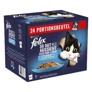 Felix Nassfutter AGAIL Fisch Auswahl, 24 x 85 g