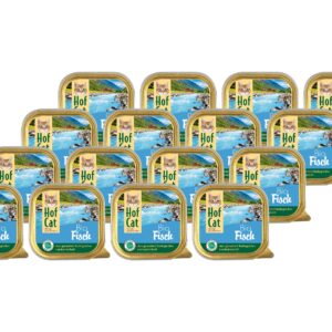 HofCat Nassfutter Fisch, 16 x 100g