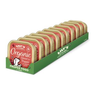 Lily’s Kitchen Nassfutter Bio Dinner für Welpen, 11 x 150 g