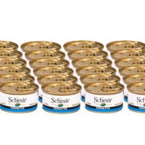 Schesir Nassfutter Thunfisch in Gelée, 24 x 85 g