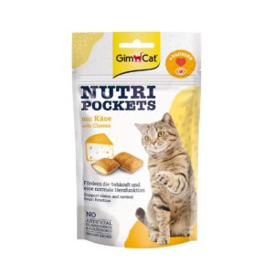 Gimpet Katzen-Snack Nutri Pockets Käse & Taurin, 60g