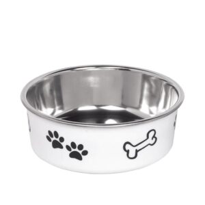 Nobby Edelstahlnapf Fusion S, 0.5 l, Weiss