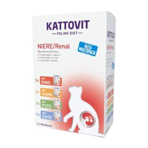 Kattovit Nassfutter Niere/Renal Multipack, 12 x 85 g