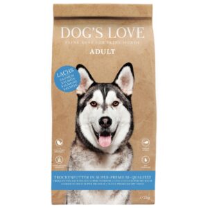 Dog’s Love Trockenfutter Adult, Lachs und Forelle, 2 kg
