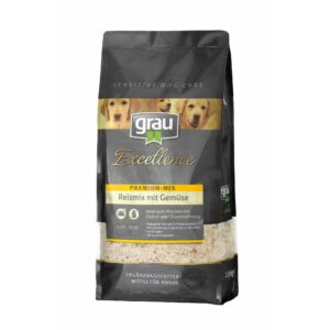 Grau Trockenfutter Excellence Reismix mit Gemüse, 10 kg