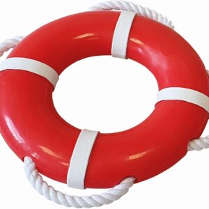 Nobby Schwimmspielzeug Rettungsring mit Seil, Ø 15 cm, Rot