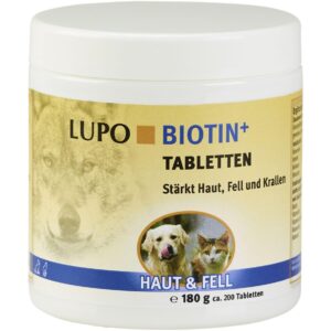 Luposan Hunde-Nahrungsergänzung Biotin Tabletten, 180 g