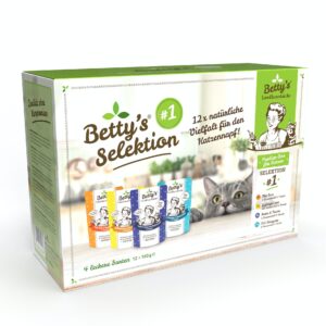 Betty’s Landhausküche Nassfutter Selektion Nr.1 Multipack, 12 x 100 g