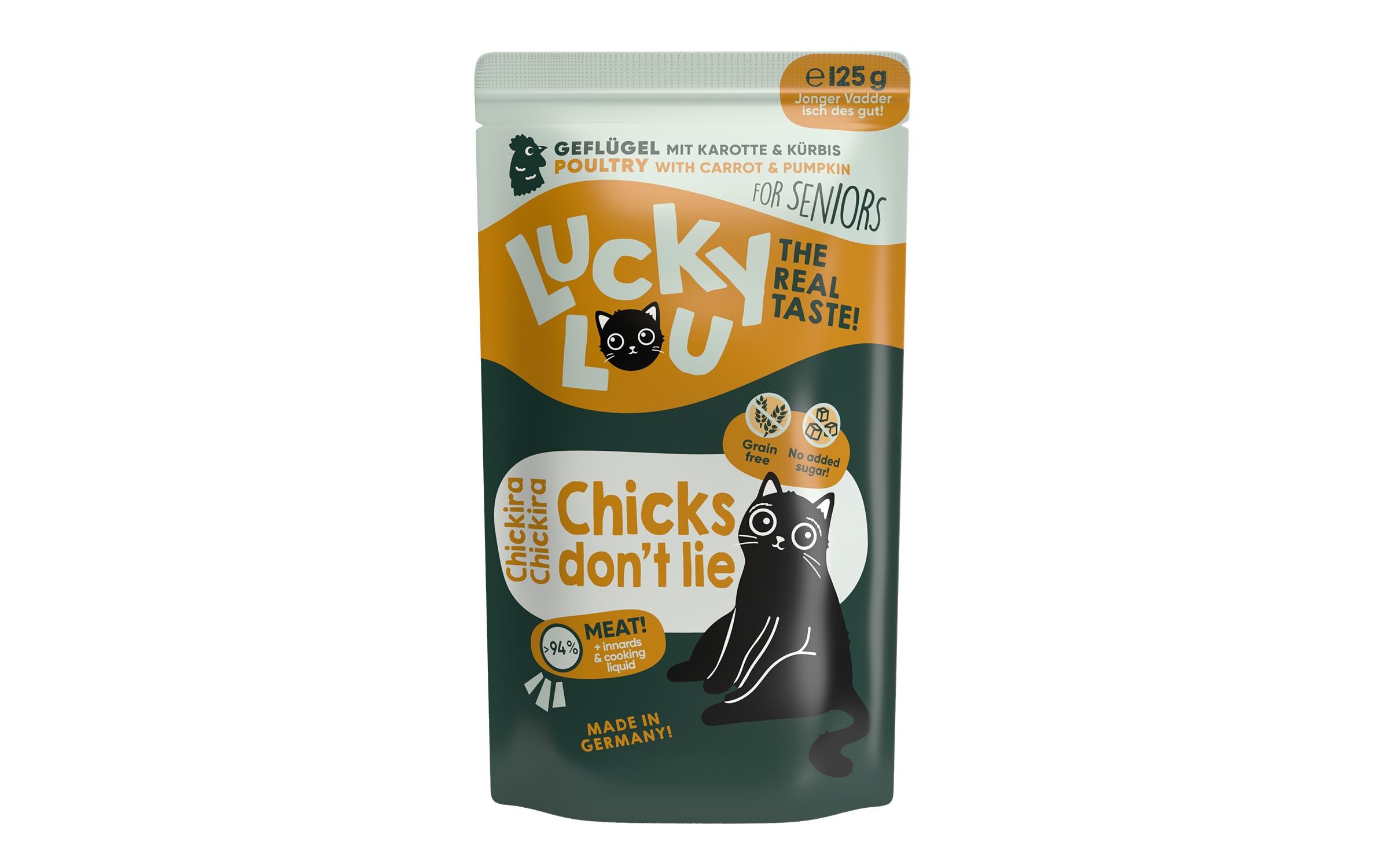 Lucky Lou Nassfutter Lifestage Senior Geflügel, 125 g