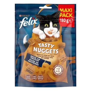 Felix Katzen-Snack Tasty Nuggets Huhn mit Ente, 180 g
