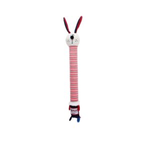 GiGwi Hunde-Spielzeug Crunchy Neck, Hase S, Rosa