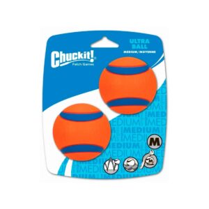 Chuckit! Hunde-Spielzeug Ultra Tennisball M, Ø 6.5 cm, 2 Stück