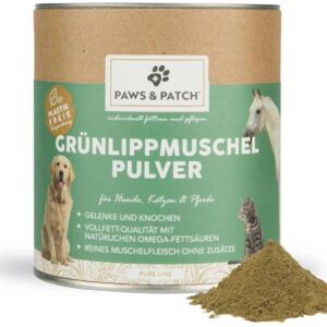 Paws & Patch Hunde-Nahrungsergänzung Grünlippmuschel Pulver 250 g