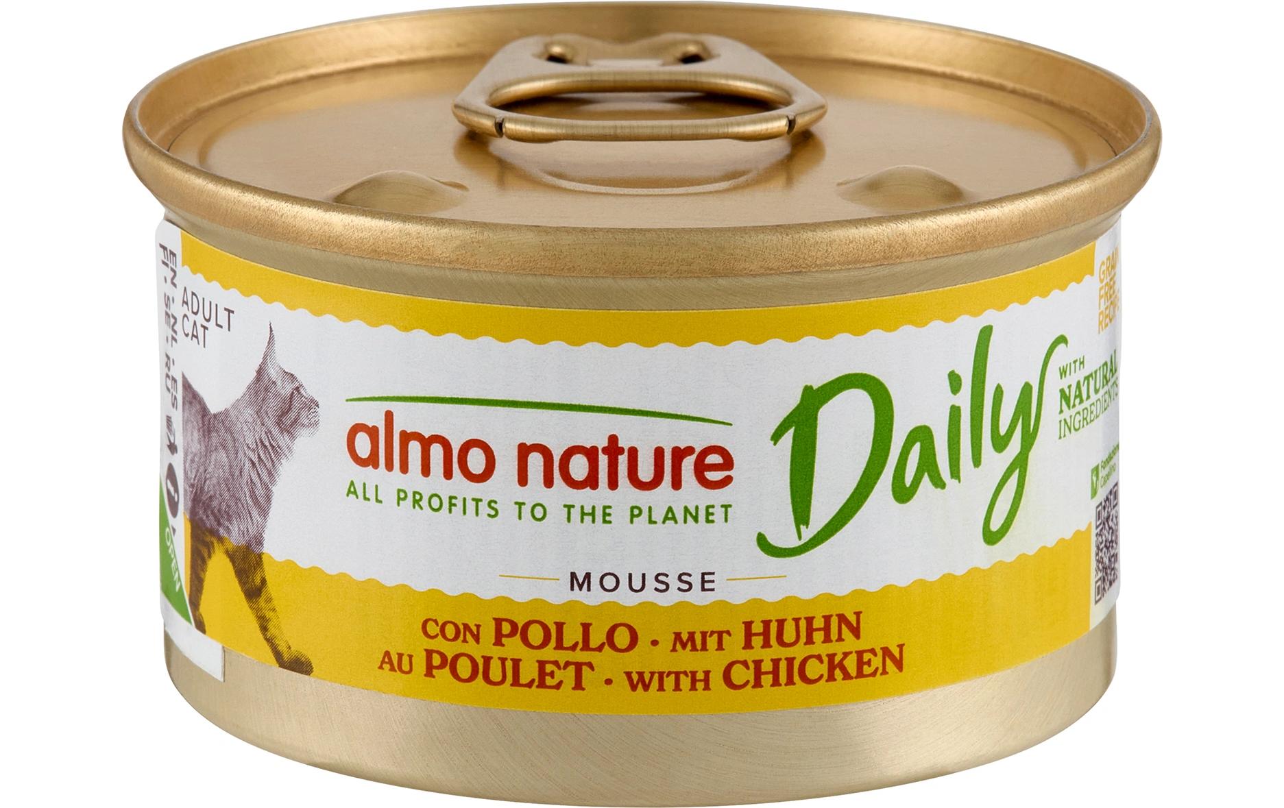 Almo Nature Nassfutter Daily Mousse mit Huhn, 85 g