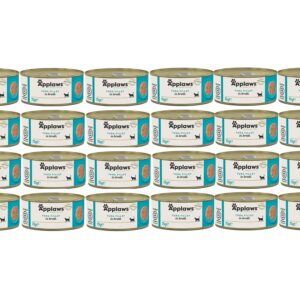 Applaws Nassfutter Dose Thunfischfilet in Brühe, 24 x 156 g