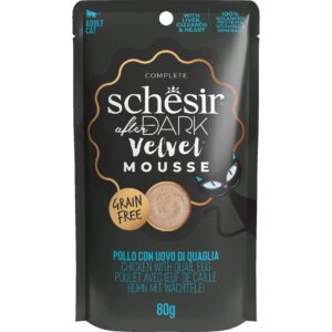 Schesir after Dark Velvet Mousse Huhn mit Wachtelei, 80 g