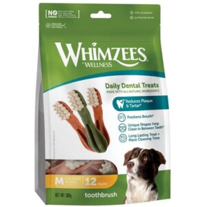 Whimzees Kausnack Zahnbürste M, 360 g