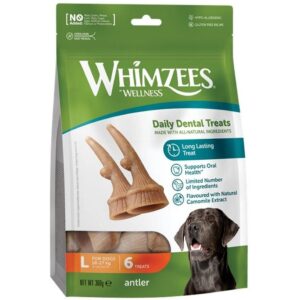 Whimzees Kausnack Geweih L 360 g
