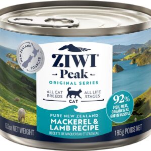 ZIWI Peak Nassfutter Makarele und Lamm Dose 185 g
