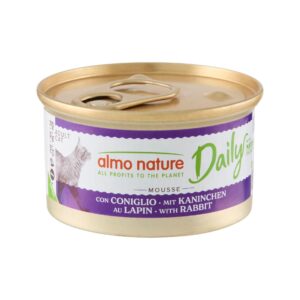 Almo Nature Nassfutter Daily Mousse mit Kaninchen 85g