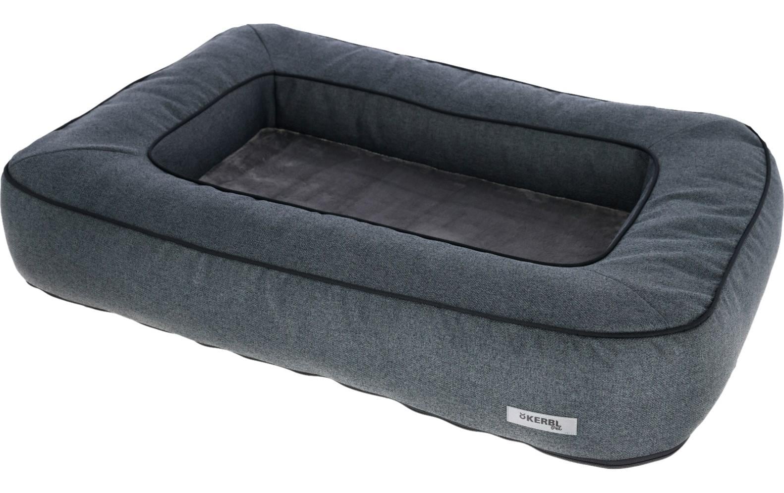 Kerbl Hunde-Bett Platin Ortho eckig M, Grau