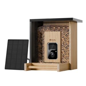 Birdfy Futterspender FSC Bambus Mini Solar