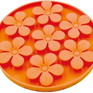 Bubimex Leckmatte für Katzen und Hunde Orange