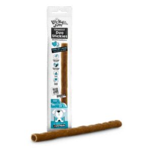 Lucky Jim Leckerli DuoStickies Huhn mit Lachs 15 g