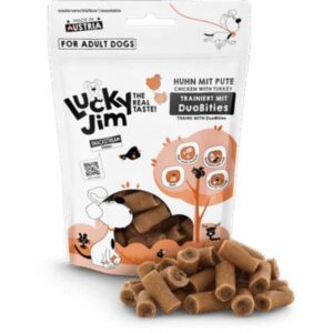 Lucky Jim Leckerli DuoBities Huhn mit Pute 70 g