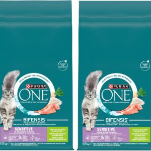 Purina ONE Trockenfutter Sensitive Truthahn und Reis 2 x 9.75 kg