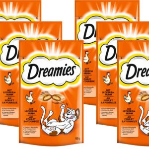 Dreamies Katzen-Snack mit Huhn, 6 x 60g