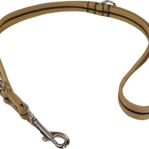 Grossenbacher Hundeleine 180 cm, 25 mm, Schwarz/Beige