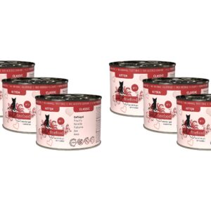 catz finefood Nassfutter Kitten No.03 Geflügel, 6 x 200 g