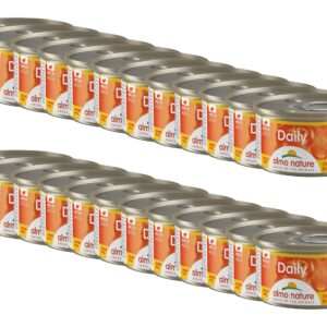 Almo Nature Nassfutter Daily Mousse mit Huhn, 24 x 85 g