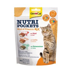 Gimpet Katzen-Snack Nutri Pockets Malt & Vitamin Mix, 150g