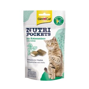 Gimpet Katzen-Snack Nutri Pockets Minze & Multi-Vitamin, 60g