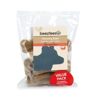 Beeztees Kauknochen Rinderhaut, 7.5 cm, 10 Stk