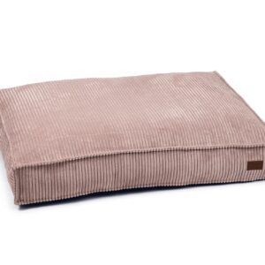 Designed by Lotte Hunde-Bett Ribbed Rosa 100x70x15cm