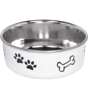 Nobby Edelstahlnapf Fusion M, 0.94 l, Weiss