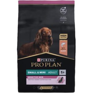 Purina Pro Plan Trockenfutter S/Mini Adult Sensitive Skin Lachs, 3 kg