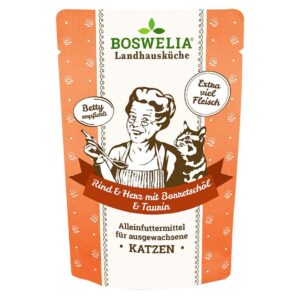 Betty’s Landhausküche Nassfutter Rind & Herz mit Borretschöl, 100 g