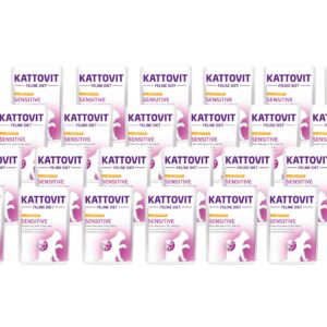 Kattovit Nassfutter Sensitive Huhn und Pute, 24 x 85 g