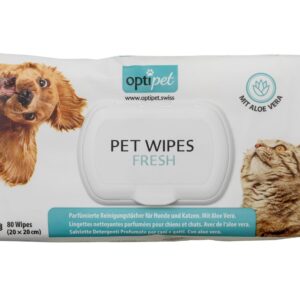 OptiPet Pflegetücher Pet Wipes, 80 Stück
