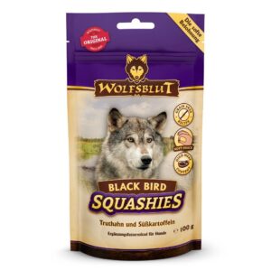 Wolfsblut Nassfutter Softer Snack Squashies Black Bird, 100g