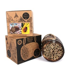 Wildlife World Wildbienenhotel Bienenfass 13 x 13 x 18 cm