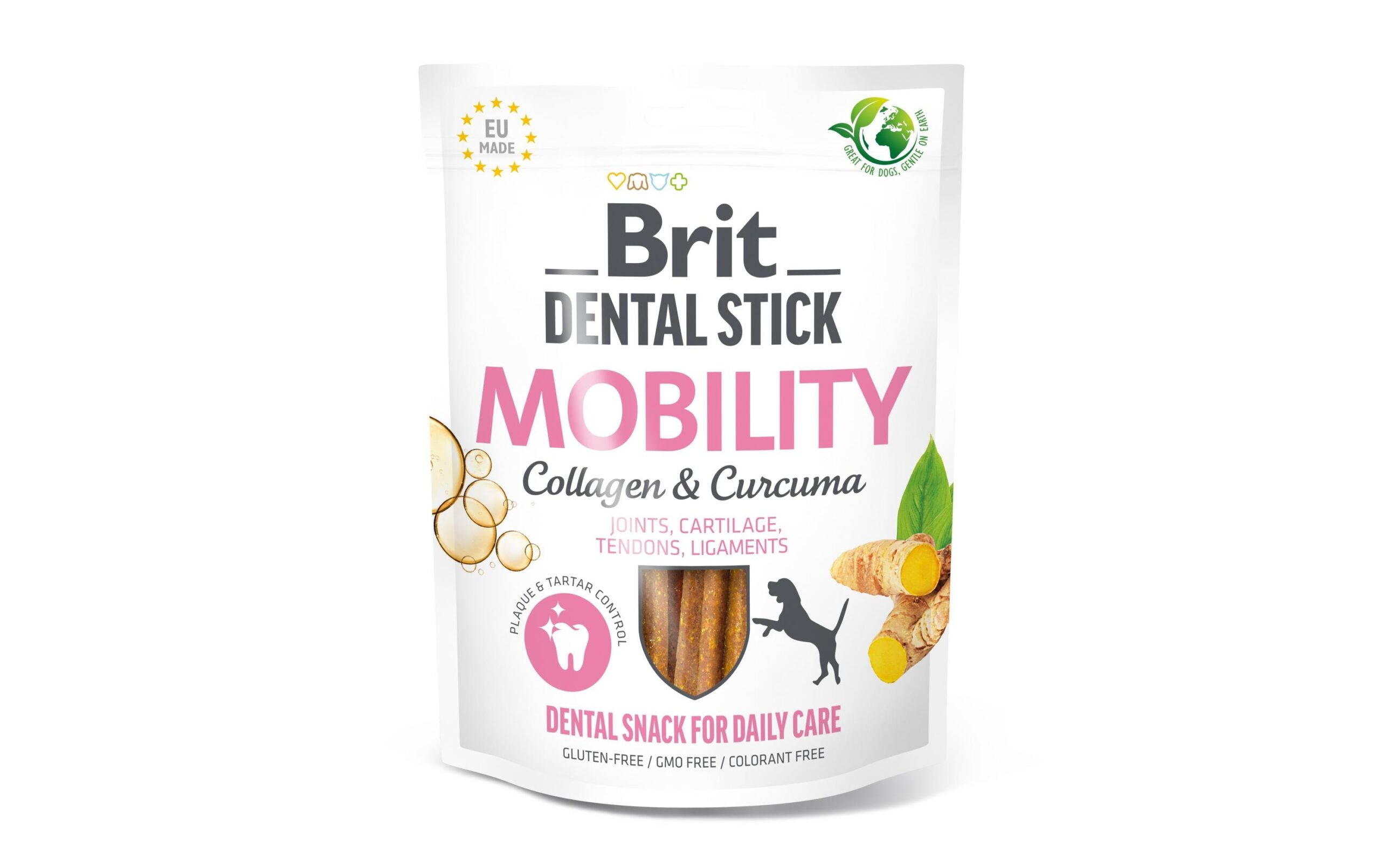 Brit Dental Stick Kurkuma & Kollagen, 251 g