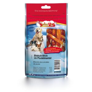 SwissDog Kausnack Biskuit-Stick im Pouletmantel 100 g